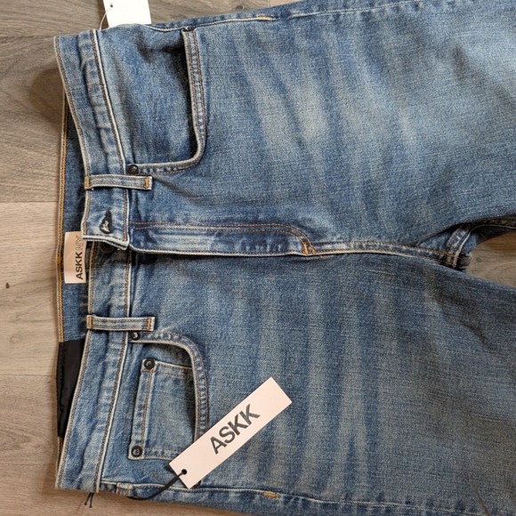ASKK NY Denim Jeans Size 32 NWT - Picture 2 of 4